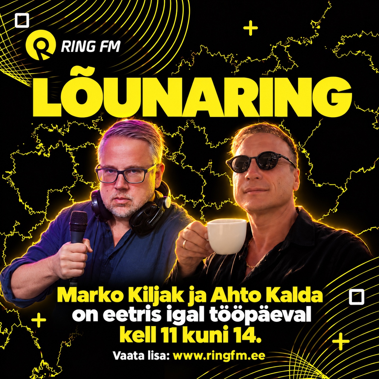 Marko Kiljak ja Ahto Kalda, Lõunaringi saatejuhid